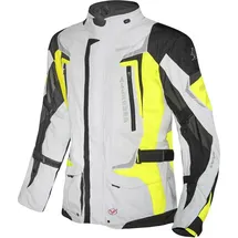 Germot Allround Textiljacke Hellgrau/Gelb XXL