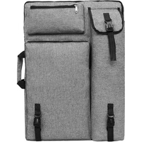 Rucksack A3 Zeichenbrett Groß Tragetasche mit Schultergurt Transporttasche Multifunktional Tasche Zeichenplatten Tragbar Transportmappe 65x47 cm Wasserdicht Zeichenplattentasche für Skizze Künstler