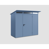 EcoStar Gerätehaus Trend-P Typ 1 x 2,48 x 1,53 x 2,27 m taubenblau