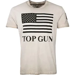 Top Gun Search, T-Shirt - Beige - S