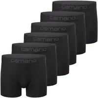 Camano Herren 6er Pack comfort BCI Cotton Boxershorts 6p in Box