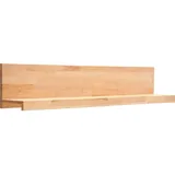 MID.YOU Wandboard Buche, Holz, Kernbuche, massiv, 150x27x22 cm, Made in EU, Wohnzimmer, Regale, Wandboards