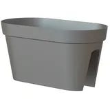 Artevasi Capri Geländer-Blumenkasten Anthrazit 60 cm, Kunststoff,