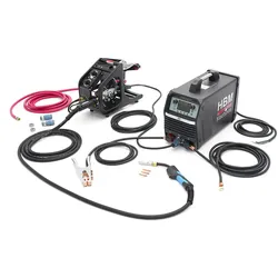 HBM 350 CI Smart Led Mig Laser Inverter mit Digitalanzeige und IGBT-Technologie 400 Volt - Schwarz