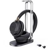 Yealink Headset BH 76 Plus mit Ladestation UC Black USB-C/A