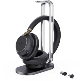 Yealink Headset BH 76 Plus mit Ladestation UC Black USB-C/A