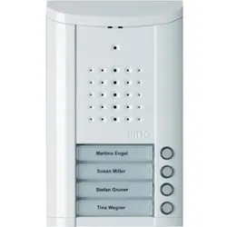 Ritto 1840470 Entravox Türstation Audio, 4 WE, Audio, weiß lackiert