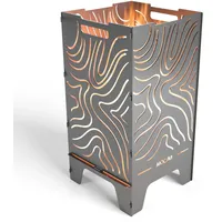 MOCAVI Feuertonne Lines 73 cm | 3 mm Stahl