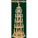 Tischpyramide Christi Geburt el.Betrieben Seiffen  Pyramide Erzgebirge NEU 14760