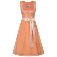 MarJo Trachtenkleid Midi Dirndl 2tlg. 65cm INSINGEN peach 34