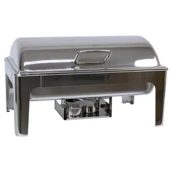 AcMax Edelstahl Luxus Speisenwärmer Warmhaltebehälter Chafing Dish 9,0 Liter