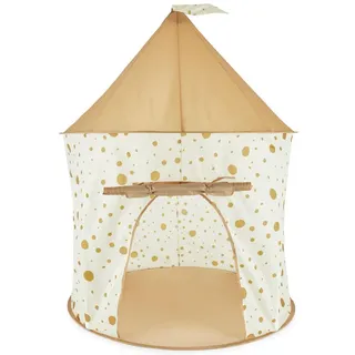 Bieco Pop-Up Spielzelt Dots, Braun