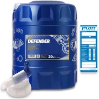 20L Mannol Defender 10W-40 Motoröl MN7507-20 + Auslaufhahn