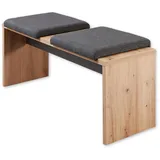 Innostyle Essbank Memphis Graphit 130 x 49 x 40 cm