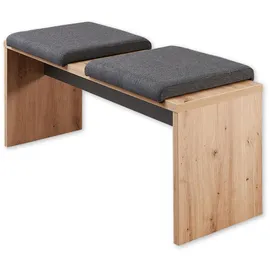 Innostyle Essbank Memphis Graphit 130 x 49 x 40 cm