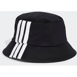 Beanie ADIDAS PERFORMANCE "SPW 3S BUCKET", Herren, schwarz-weiß (schwarz, weiß), Obermaterial: 100% Baumwolle, sportlich, Mützen