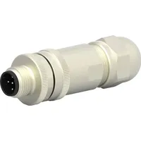 TE Connectivity T4111512051-000 Sensor-/Aktor-Steckverbinder, unkonfektioniert M12 Stecker, gerade Polzahl