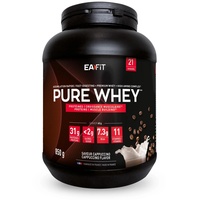 Whey Protein Pulver Cappuccino | 850g | Premium Molkenproteine für Muskelaufbau | Protein Isolate | Eiweißpulver | Proteinpräparate | EAFIT made in France