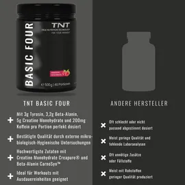 TNT Basic Four Trainingsbooster Himbeere Pulver 500 g