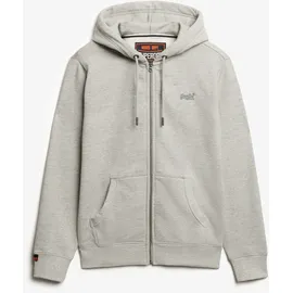 Superdry Essential Logo Zip Hoodie Herren Grau L
