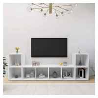 VidaXL TV-Schränke 4 Stk. Weiß 72x35x36,5 cm Holzwerkstoff