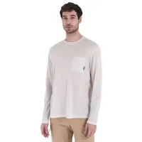 Icebreaker Merino 150 Tech Lite Iii Relaxed Pocket Long Sleeve T-shirt Beige XL Mann