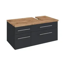 Held Waschbeckenunterschrank Davos 90 x 41 x 47 cm Grau
