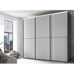 Staud Satino Linea Schwebetürenschrank Mattglas verschiedene Farben Höhe 240 cm