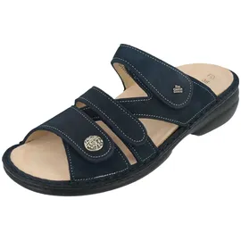 Finn Comfort Ventura-S Nubuk nautic Pantolette Blau - 41
