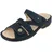 Nubuk nautic Pantolette Blau - 41