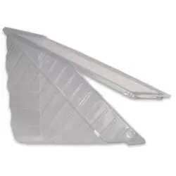 840 Sandwichboxen Sandwich Verpackung mit anh. Deckel für 4 Scheiben 168x64x85mm klar PET recycelbar