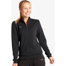 Damen Fußball Trainingsjacke ‒ Essentiel schwarz/grau 2XS