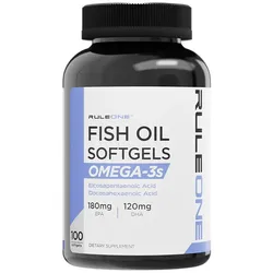 Rule1 Fish Oil - Omega-3 (100 Weichkapseln)