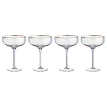 BUTLERS Champagnerschale SMERALDA 4er-Set in Durchscheinend | Gr.: onesize