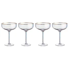 BUTLERS Champagnerschale SMERALDA 4er-Set in Durchscheinend | Gr.: onesize