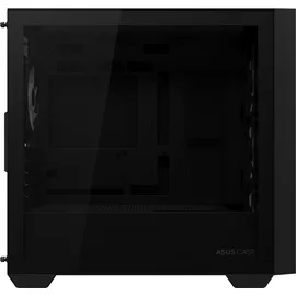 Asus A21 PLUS TG ARGB Micro-ATX Gaming Gehäuse mit Seitenfenster schwarz