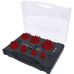 KS TOOLS Sanitär-Lochsägen-Satz, 9-tlg ( 129.5575 )