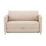 Ruf Schlafsofa Soluna Flex ¦ rosa/pink ¦ Maße (cm): B: 140 H: 84 T: 96.0