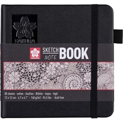 Sakura Skizzenbuch SAKURA Skizzenbuch/Notizbuch, 210 x 148 mm, schwarz