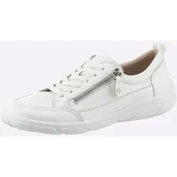 Sneaker CAPRICE, Damen, Gr. 39, weiß, Glattleder, sportlich, Schuhe