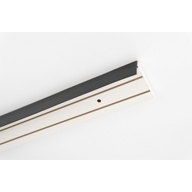 GARESA Gardinenschiene »Kunststoffschiene mit Blende«, 2 läufig-läufig, Wunschmaßlänge, schwarz