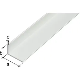 GAH Alberts Winkelprofil ungleichschenklig - 30 / 3,0 / 20 - weiß