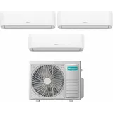 Hisense - trial split inverter klimagerät serie hi-comfort 7+7+7 mit 3amw52u4rja r-32 wi-fi integrated 7000+7000 - neu