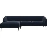 FLEXLUX Ecksofa Belle Designsofa, L-Form, B/T 288/149 cm, Skandinavisches Design, In hochwertiger Verarbeitung blau