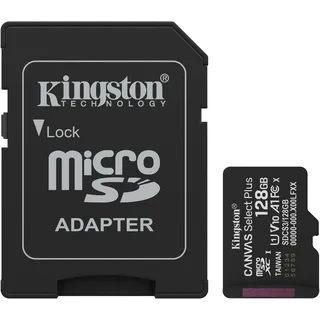 Kingston Canvas Select Plus Gen3 150MB/s A1 (Einschließlich SD Adapter