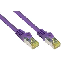 Good Connections Patchkabel mit Cat. 7 Rohkabel S/FTP 10m violett