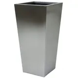 Vivanno Pflanzkübel Classic - Edelstahl, wetterfest, rostfrei - 90 x 45 x 45 cm Blumentopf