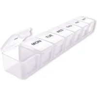 7 Tage Tablettenbox Groß Fächer Pillendose Medikamentenbox, Pillenbox 1 Woche Medikamentenbox Supplement Box Reise Tabletten Boxen Nahrungsergänzungsmittel Tablettensortierer