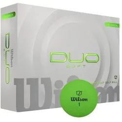Wilson Duo Soft Golfbälle (x12) grün NO SIZE