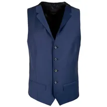 Roy Robson Herren Weste blau Slim Fit, blau, NOS